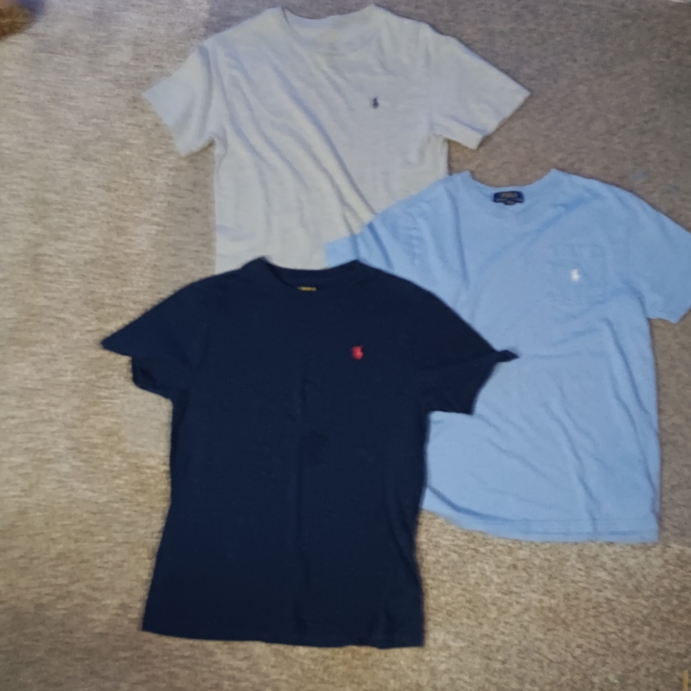 Ralph Lauren Polo T-Shirts in Blue and White